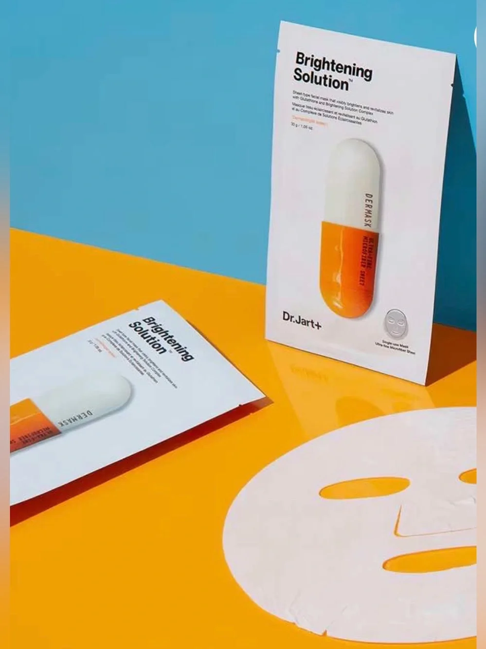 New Dr. Jart+ Brightening Solution Sheet Mask – 5 White & Yellow